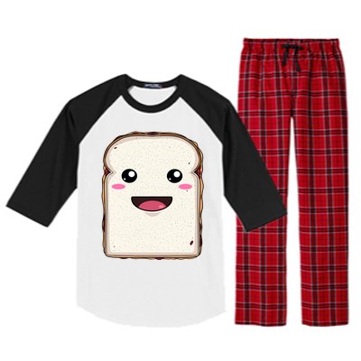 National Peanut Butter And Jelly Day Cute Pb And J Sandwich Funny Gift Raglan Sleeve Pajama Set