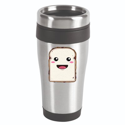 National Peanut Butter And Jelly Day Cute Pb And J Sandwich Funny Gift 16oz Travel Tumbler