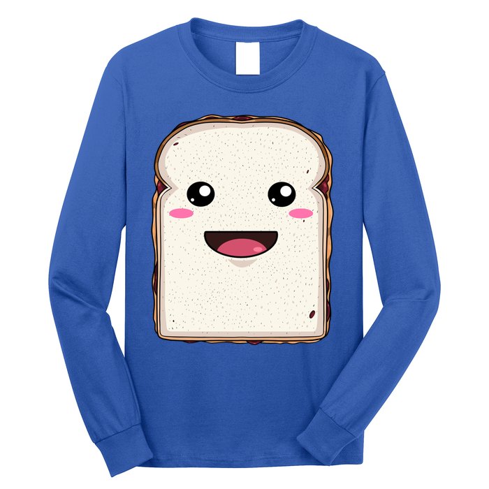 National Peanut Butter And Jelly Day Cute Pb And J Sandwich Funny Gift Long Sleeve Shirt