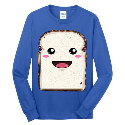 National Peanut Butter And Jelly Day Cute Pb And J Sandwich Funny Gift Tall Long Sleeve T-Shirt