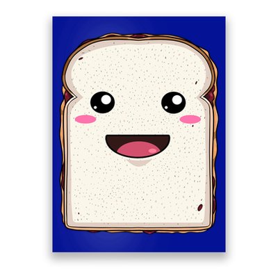National Peanut Butter And Jelly Day Cute Pb And J Sandwich Funny Gift Poster