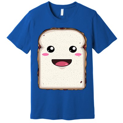 National Peanut Butter And Jelly Day Cute Pb And J Sandwich Funny Gift Premium T-Shirt