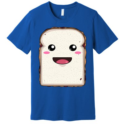 National Peanut Butter And Jelly Day Cute Pb And J Sandwich Funny Gift Premium T-Shirt