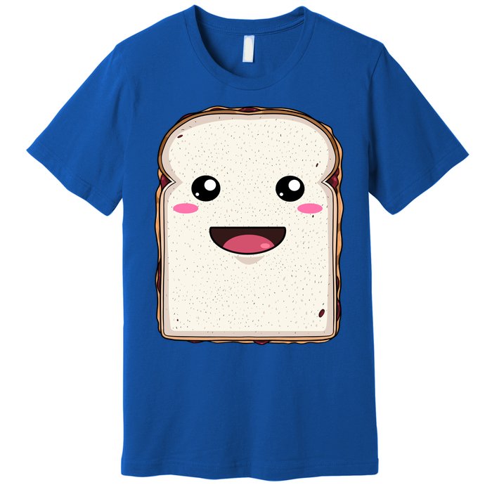 National Peanut Butter And Jelly Day Cute Pb And J Sandwich Funny Gift Premium T-Shirt