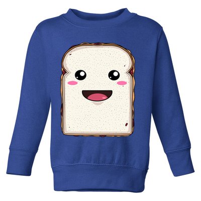 National Peanut Butter And Jelly Day Cute Pb And J Sandwich Funny Gift Toddler Sweatshirt