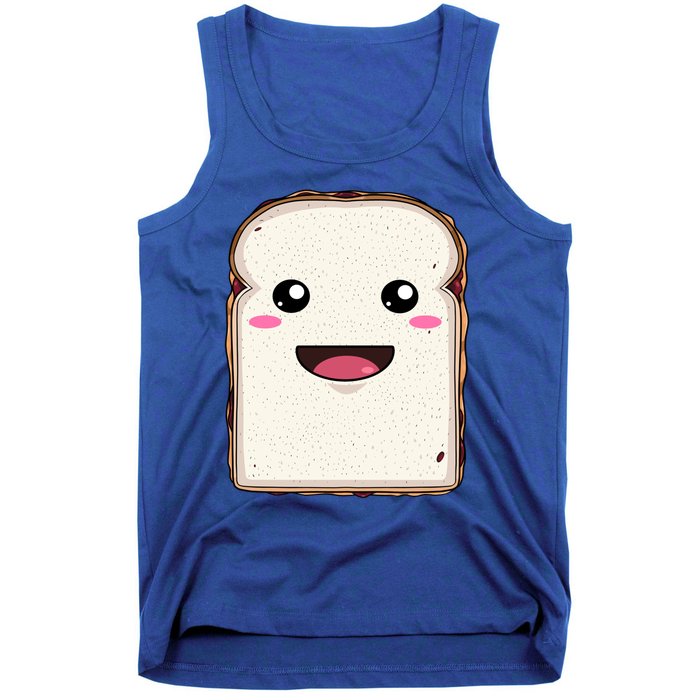 National Peanut Butter And Jelly Day Cute Pb And J Sandwich Funny Gift Tank Top