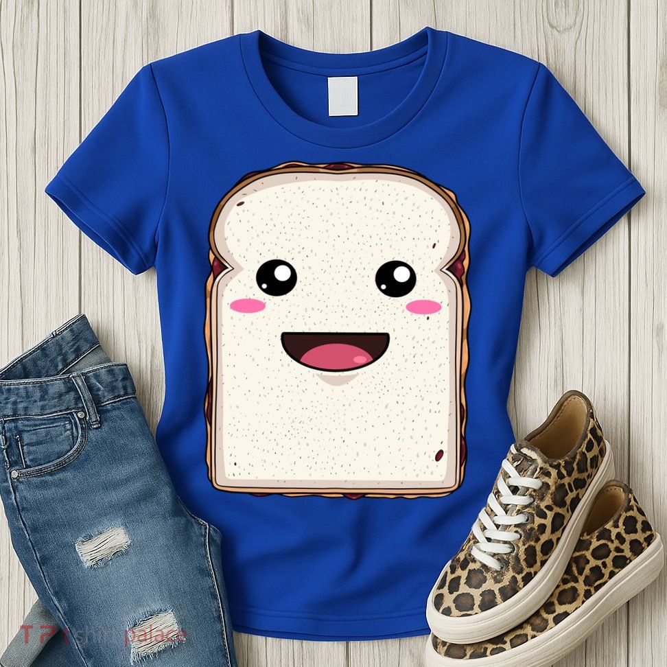National Peanut Butter And Jelly Day Cute Pb And J Sandwich Funny Gift Womens T-Shirt