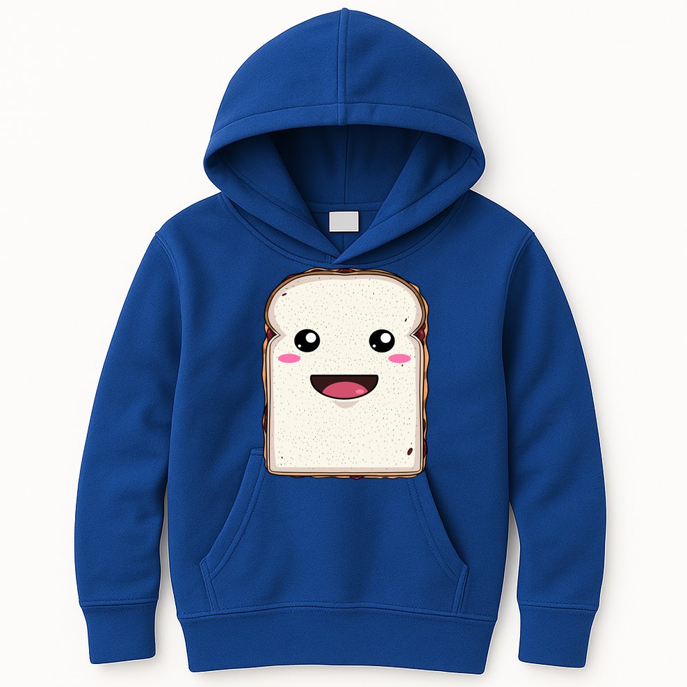 National Peanut Butter And Jelly Day Cute Pb And J Sandwich Funny Gift Kids Hoodie