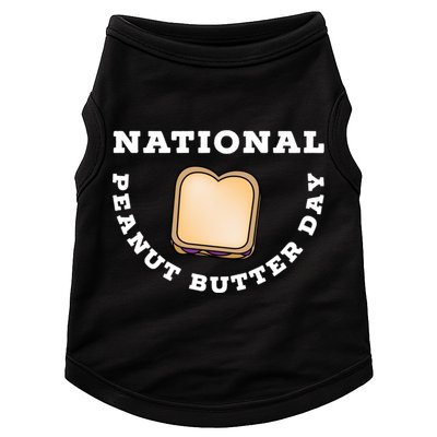 National Peanut Butter Day Peanut Butter And Jelly Sandwich Meaningful Gift Doggie Tank