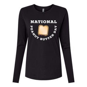 National Peanut Butter Day Peanut Butter And Jelly Sandwich Meaningful Gift Womens Cotton Relaxed Long Sleeve T-Shirt