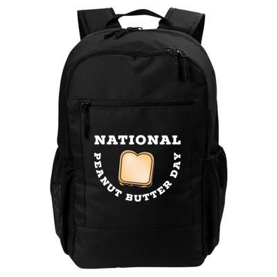 National Peanut Butter Day Peanut Butter And Jelly Sandwich Meaningful Gift Backpack