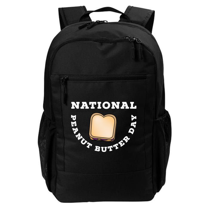 National Peanut Butter Day Peanut Butter And Jelly Sandwich Meaningful Gift Backpack
