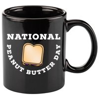 National Peanut Butter Day Peanut Butter And Jelly Sandwich Meaningful Gift 11oz C Handle Ceramic Mug