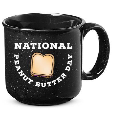 National Peanut Butter Day Peanut Butter And Jelly Sandwich Meaningful Gift 15oz Campfire Ceramic Mug