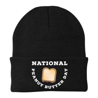 National Peanut Butter Day Peanut Butter And Jelly Sandwich Meaningful Gift Beanie
