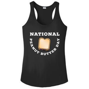 National Peanut Butter Day Peanut Butter And Jelly Sandwich Meaningful Gift Ladies PosiCharge Competitor Racerback Tank