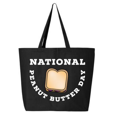 National Peanut Butter Day Peanut Butter And Jelly Sandwich Meaningful Gift 25L Jumbo Tote