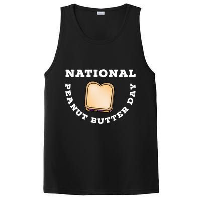National Peanut Butter Day Peanut Butter And Jelly Sandwich Meaningful Gift PosiCharge Competitor Tank