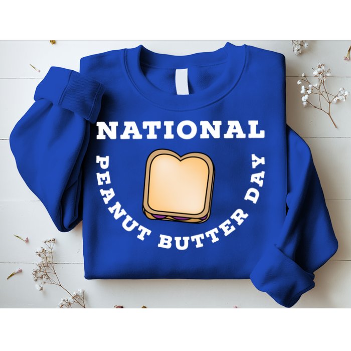 National Peanut Butter Day Peanut Butter And Jelly Sandwich Meaningful Gift Sweatshirt