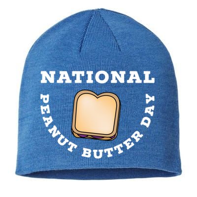 National Peanut Butter Day Peanut Butter And Jelly Sandwich Meaningful Gift Sustainable Beanie