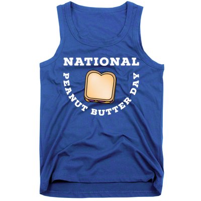 National Peanut Butter Day Peanut Butter And Jelly Sandwich Meaningful Gift Tank Top