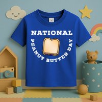 National Peanut Butter Day Peanut Butter And Jelly Sandwich Meaningful Gift Toddler T-Shirt