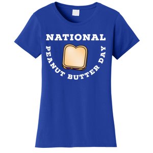 National Peanut Butter Day Peanut Butter And Jelly Sandwich Meaningful Gift Women's T-Shirt