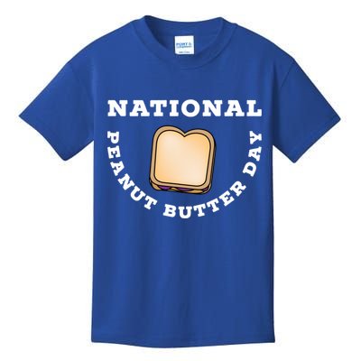 National Peanut Butter Day Peanut Butter And Jelly Sandwich Meaningful Gift Kids T-Shirt