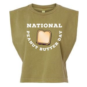 National Peanut Butter Day Peanut Butter And Jelly Sandwich Meaningful Gift Garment-Dyed Women's Muscle Tee