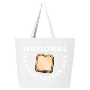 National Peanut Butter Day Peanut Butter And Jelly Sandwich Meaningful Gift 25L Jumbo Tote