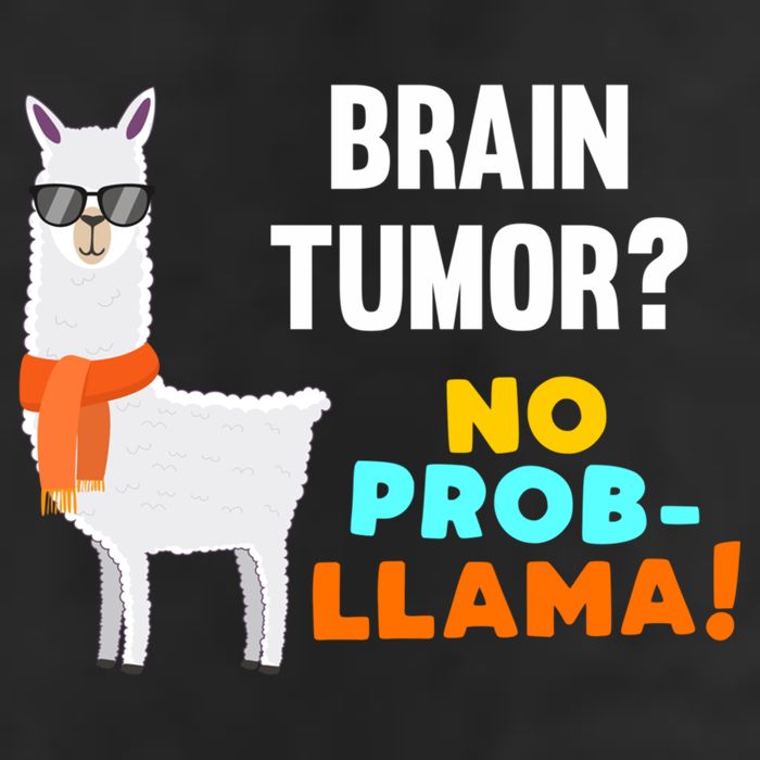 No Probgiftllama Brain Tumor Survivor Recovery Get Well Funny Gift Cool Gift Golf Towel