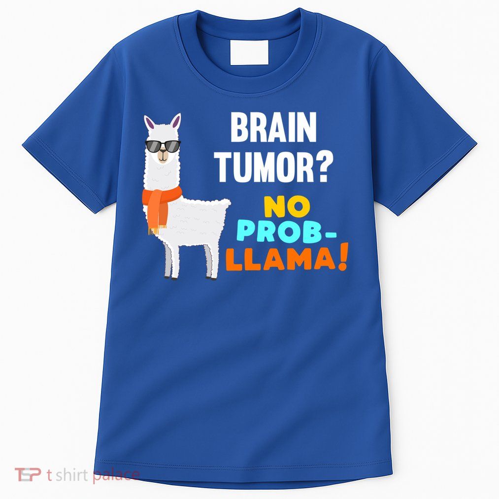 No Probgiftllama Brain Tumor Survivor Recovery Get Well Funny Gift Cool Gift Tall T-Shirt