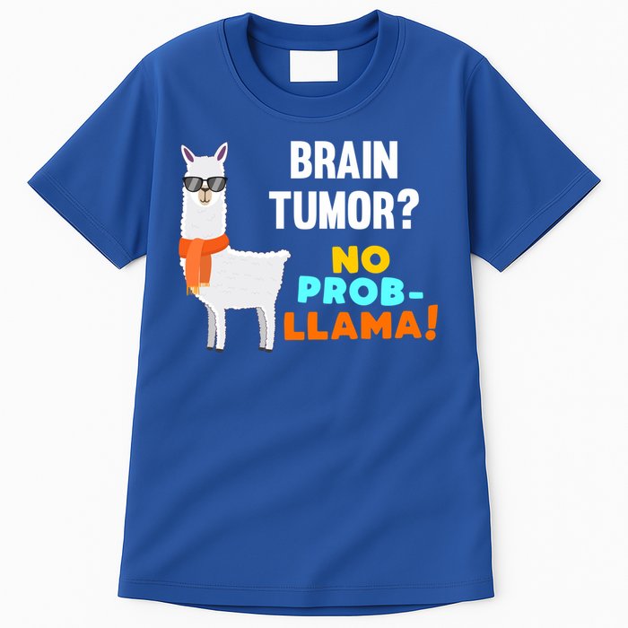No Probgiftllama Brain Tumor Survivor Recovery Get Well Funny Gift Cool Gift Tall T-Shirt