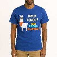 No Probgiftllama Brain Tumor Survivor Recovery Get Well Funny Gift Cool Gift Tall T-Shirt