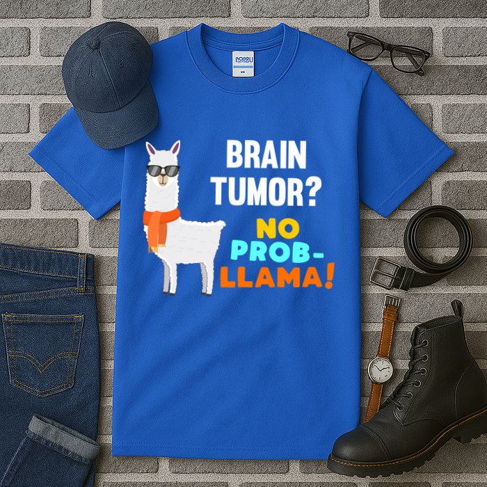 No Probgiftllama Brain Tumor Survivor Recovery Get Well Funny Gift Cool Gift Tall T-Shirt