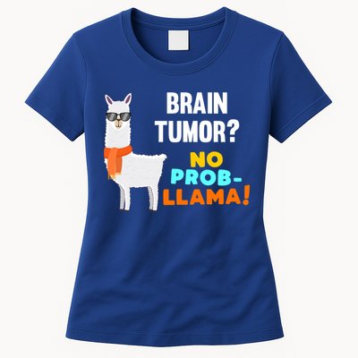 No Probgiftllama Brain Tumor Survivor Recovery Get Well Funny Gift Cool Gift Womens T-Shirt