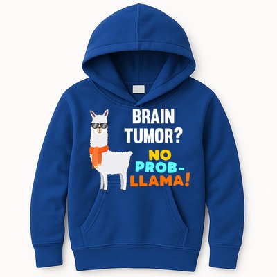 No Probgiftllama Brain Tumor Survivor Recovery Get Well Funny Gift Cool Gift Kids Hoodie