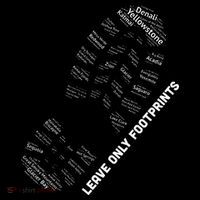 National Parks Boot Print Listing All National Parks City Backpack