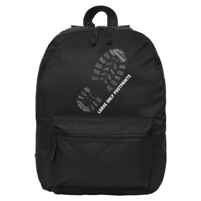 National Parks Boot Print Listing All National Parks 16 in Basic Backpack