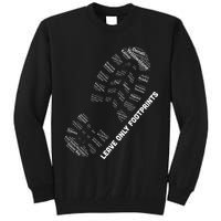 National Parks Boot Print Listing All National Parks Tall Sweatshirt