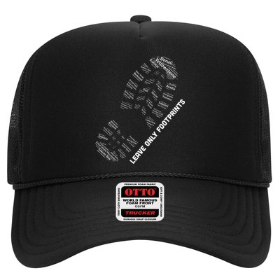 National Parks Boot Print Listing All National Parks Trucker Hat