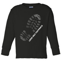 National Parks Boot Print Listing All National Parks Toddler Long Sleeve Shirt