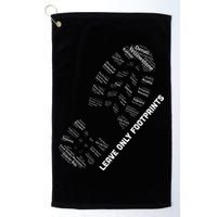 National Parks Boot Print Listing All National Parks Golf Towel