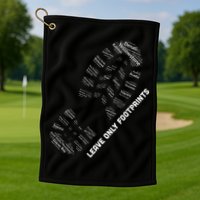 National Parks Boot Print Listing All National Parks Golf Towel
