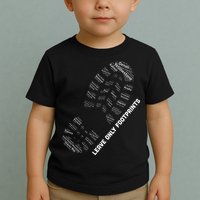 National Parks Boot Print Listing All National Parks Toddler T-Shirt