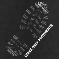 National Parks Boot Print Listing All National Parks Microfiber Hand Towel