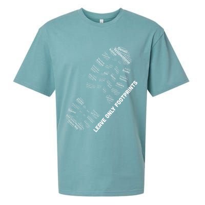 National Parks Boot Print Listing All National Parks Sueded Cloud Jersey T-Shirt