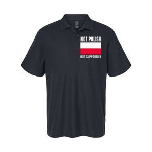 Not Polish But Supportive Poland Flag Support Softstyle Adult Sport Polo