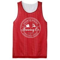 North Pole Brewing Co Shirt Santa Sleigh Rides Christmas Mesh Reversible Basketball Jersey Tank