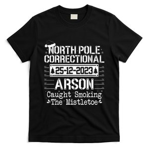 North Pole Correctional Arson Matching Family Christmas T-Shirt